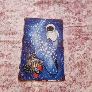Wall-E and Eve Space Art Card